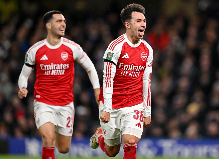 [图]联赛杯-约克雷斯传射加纳乔双响 阿森纳3-2切尔西